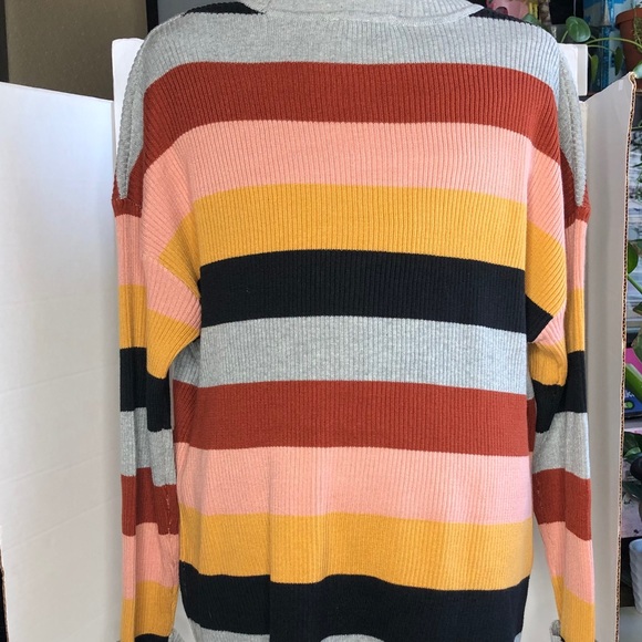 NWT Sophie Rue Demanda Striped Crewneck Sweater  M - Picture 4 of 10
